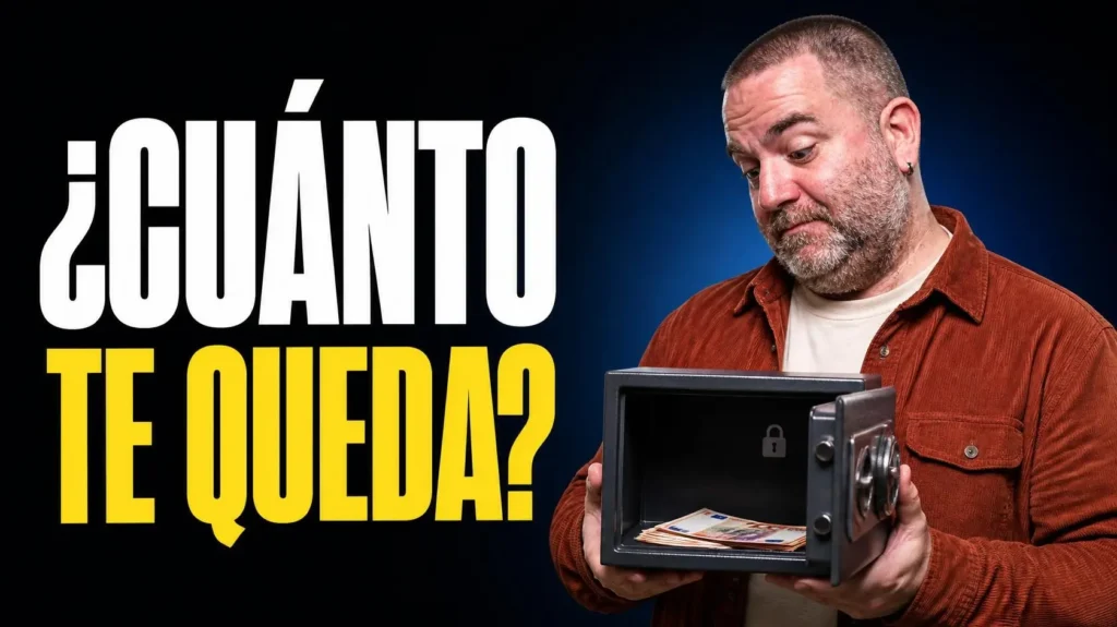 Javier Fuentes examina el dinero de una caja fuerte en una comparativa de depósitos a plazo fijo, sus intereses reales y condiciones bancarias.