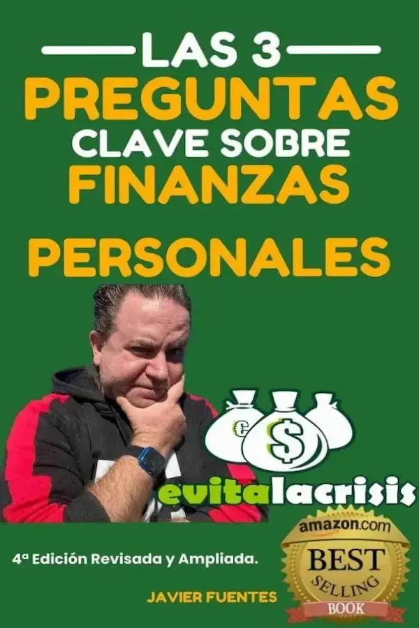 Portada de «Las tres preguntas clave sobre finanzas personales» de Javier Fuentes