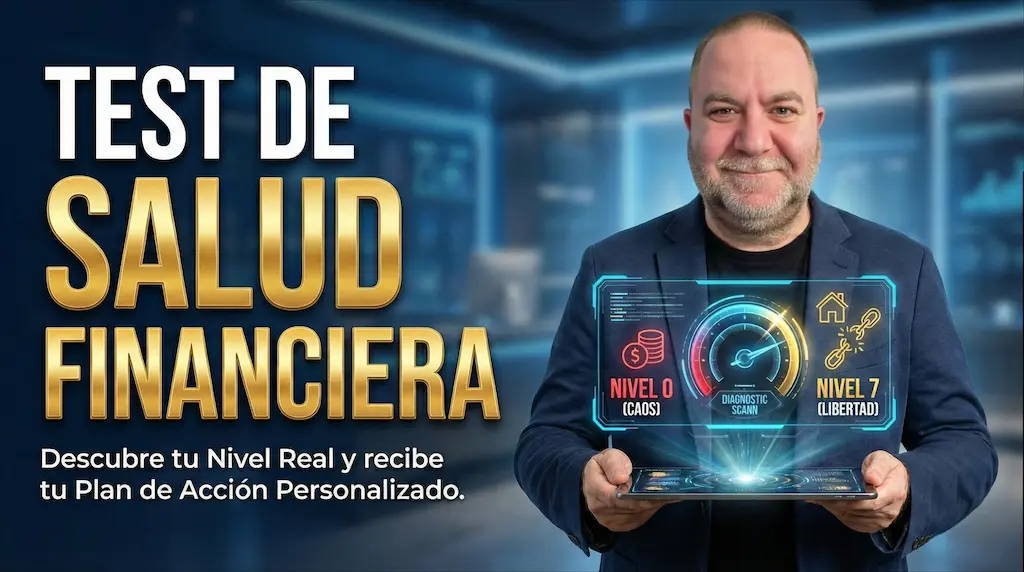Javier Fuentes Presentando el test de salud financiera gratuito