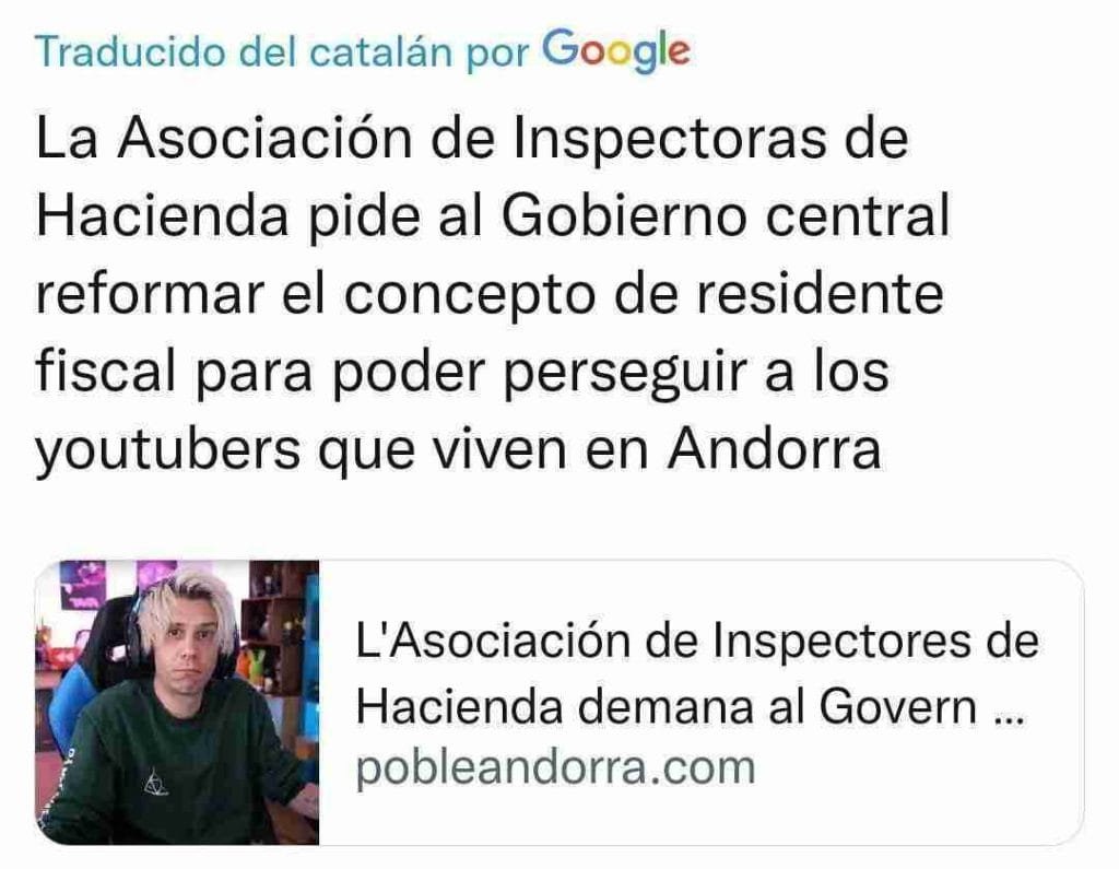 Porque el Rubius se va a ir a vivir a Andorra